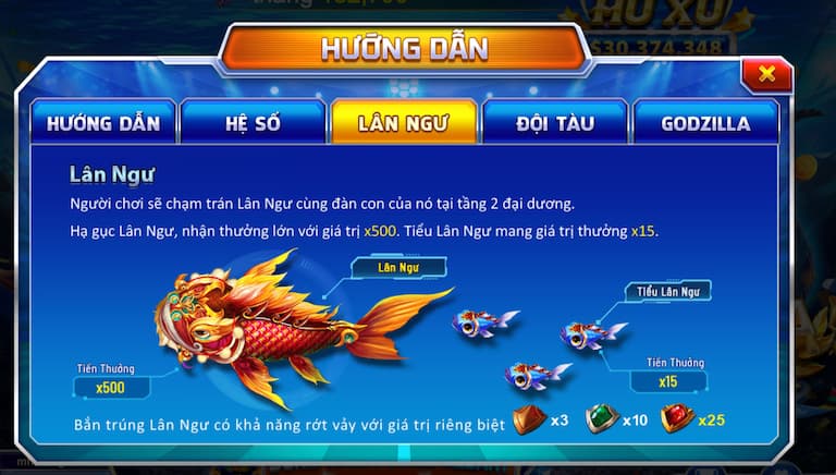 Các tựa game bắn cá HOT tại Rikvip