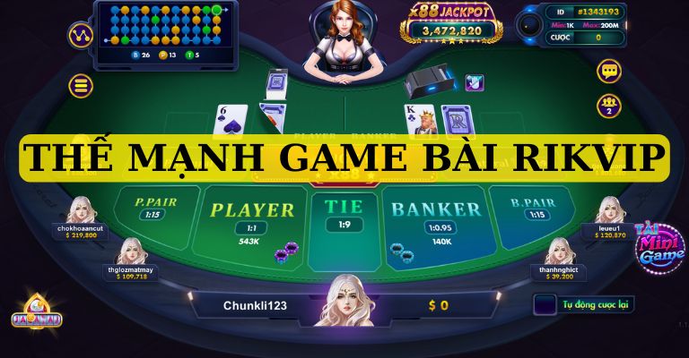 Những điểm mạnh của cổng game bài Rikvip